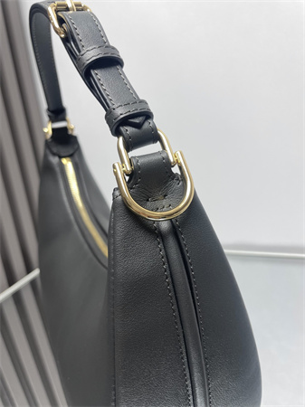 F**digraphy small leather bag dk grey