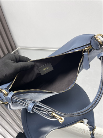 F**digraphy small leather bag blue