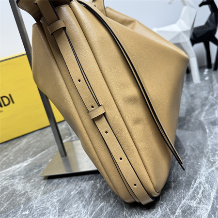 F**di simply large calfskin bgg brown color