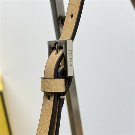 F**di simply mini calfskin bgg brown color