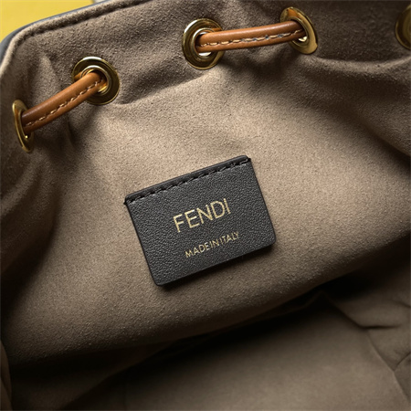 Fen.di MON TRESOR Nature Raffia Mini Bag