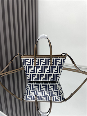 F**di roll mini tote bag ff jacquard