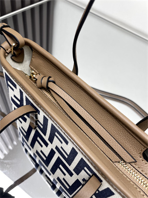 F**di roll mini tote bag ff jacquard