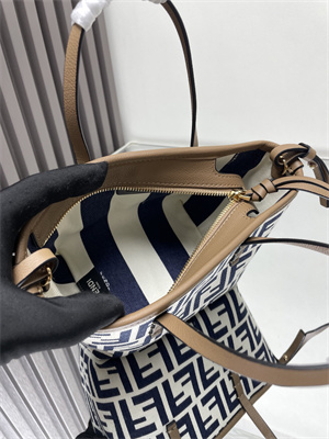 F**di roll mini tote bag ff jacquard