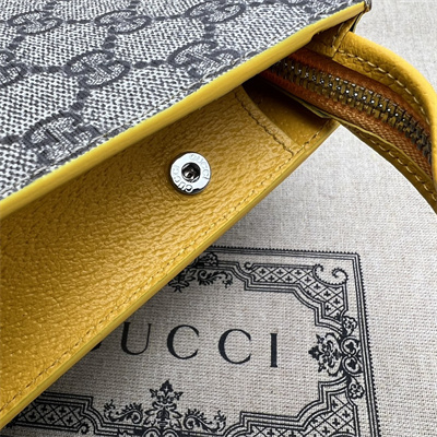gu.cci  pouch with gg details S*p*e canvas 768255