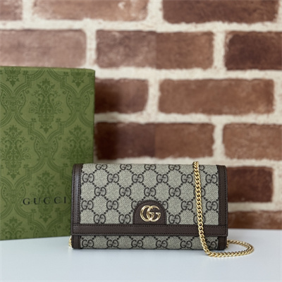 gu.cci ophidia chain wallet beige and ebony gg S*p*e canvas 772309