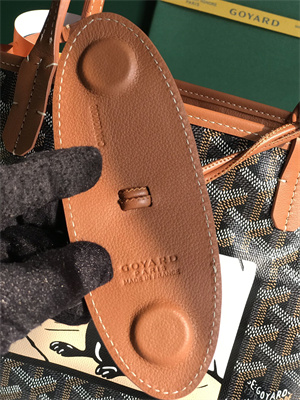 Go*ard anjou mini bag chevroches calfskin & Go*ardine canvas