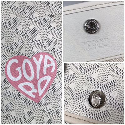 Go*ard anjou mini bag chevroches calfskin & Go*ardine canvas