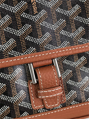 Go*ard grand bleu pm shoulder bag Go*ardine canvas &  calfskin