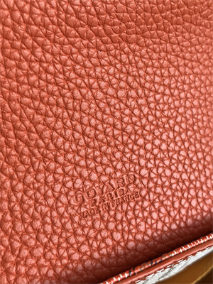 Go*ard grand bleu pm shoulder bag Go*ardine canvas &  calfskin