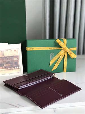 Go*ard richelieu wallet Go*ardine canvas & vauzelles calfskin