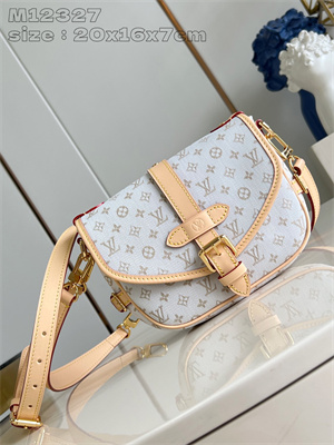 L.V Saumur BB Bag Monogram Canvas Mastic Cream M12327