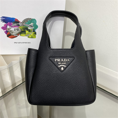 Pra*a leather mini bag black 1ba349