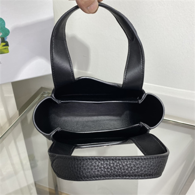 Pra*a leather mini bag black 1ba349