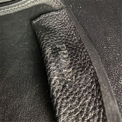 Pra*a leather mini bag black 1ba349