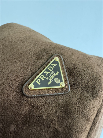 Pra*a suede mini-bag brown 1bc227