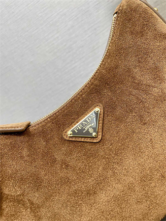 Pra*a arqué suede shoulder bag  brown 1bc194