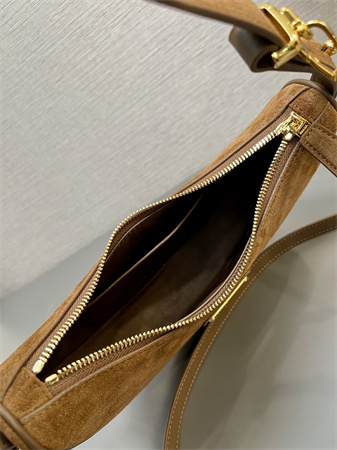 Pra*a arqué suede shoulder bag  brown 1bc194