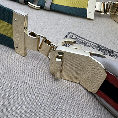 Gu.cci Attache small shoulder bag Leather Grey 699409