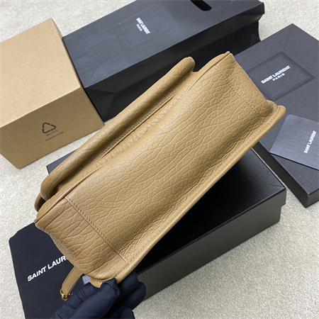 Y.S.L NIKI MEDIUM In Grained Lambskin Brown