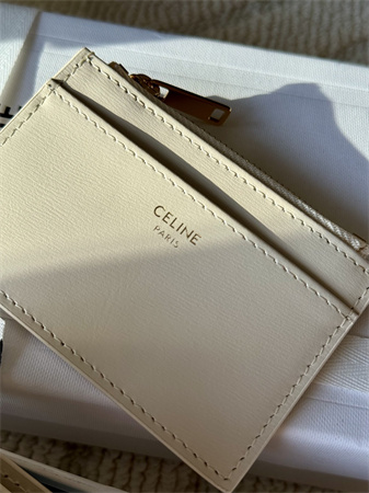 Ce**e compact wallet with coin triomphe in shiny calfskin