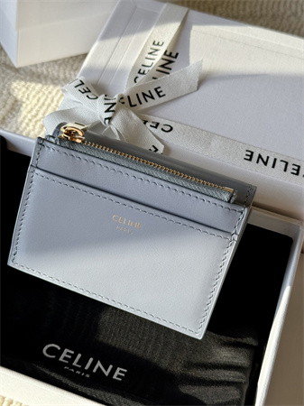 Ce**e compact wallet with coin triomphe in shiny calfskin