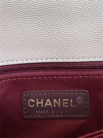 Ch*el large coco handle bag grained calfskin lt gold metal pink a92991