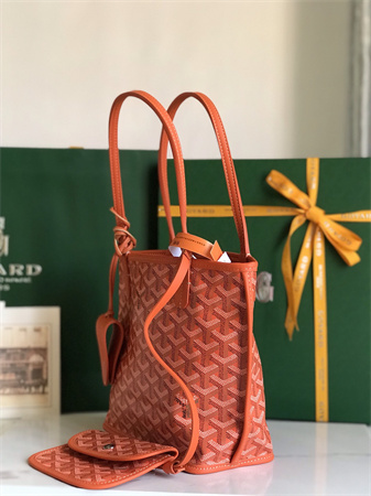 Go*ard anjou mini bag chevroches calfskin & Go*ardine canvas