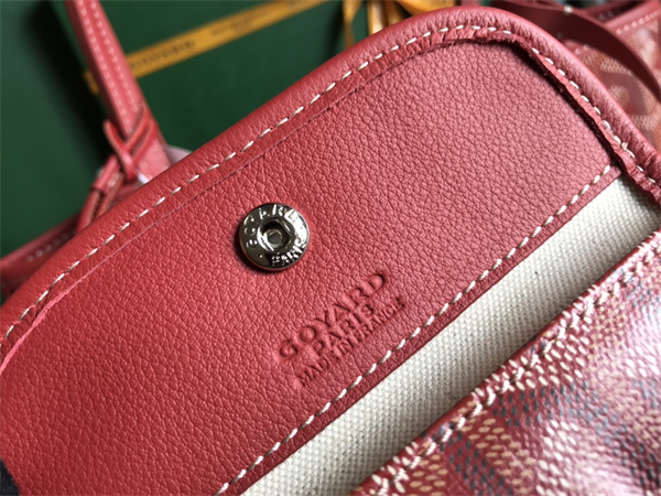 Go*ard anjou mini bag chevroches calfskin & Go*ardine canvas