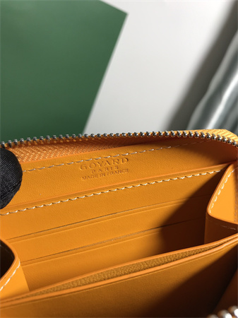 Go*ard matignon pm wallet Go*ardine canvas & vauzelles calfskin