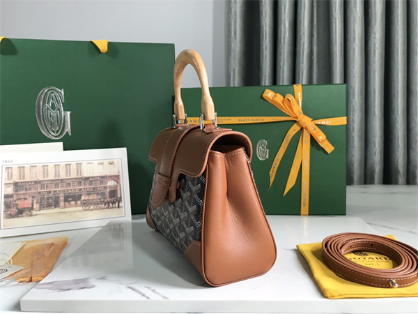 Go*ard saigon souple mini bag Go*ardine canvas & chevroches calfskin