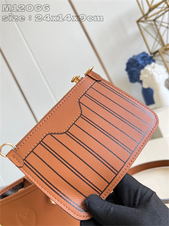 L.V Neverful Bandoulière Inside Out BB Brown M12066