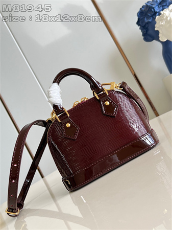 L.V Nano Alma Bag Epi Leather Burgundy M81945
