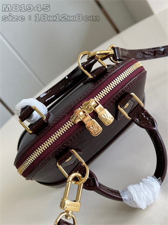 L.V Nano Alma Bag Epi Leather Burgundy M81945