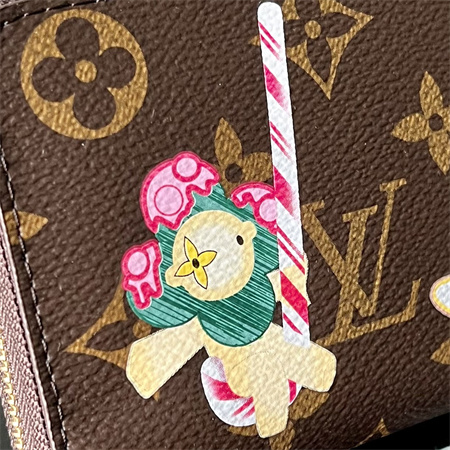 L.V  Zippy Coin Purse Vivienne Holidays Monogram Canvas M12210