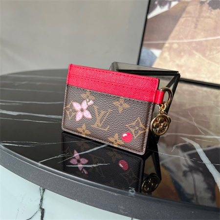 L.V  Charms Card Holder  Vivienne Holidays Monogram Canvas M12215