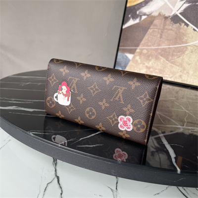 L.V Sarah Wallet Monogram Canvas Vivienne Red M12207