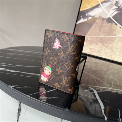 L.V  Passport Cover Vivienne Holidays Monogram Canvas M12219