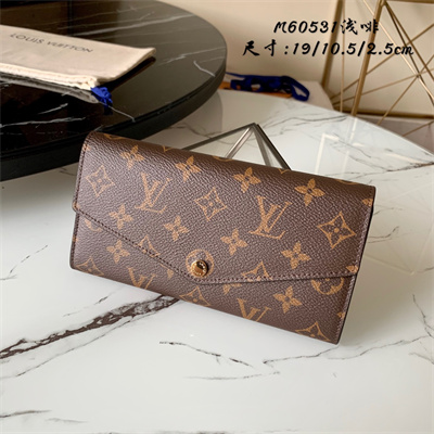 L.V Sarah Wallet Monogram Canvas Inside Brown M60531