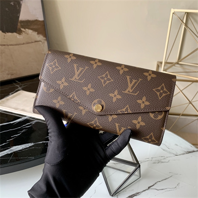 L.V Sarah Wallet Monogram Canvas Inside Pink M62235