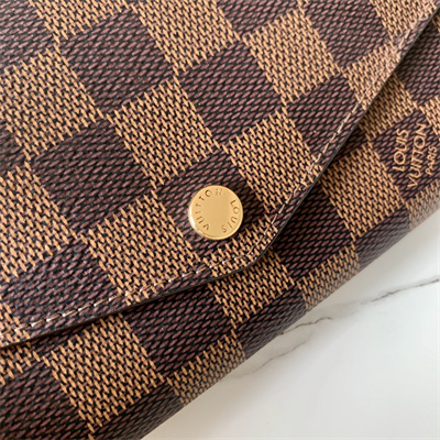 L.V Sarah Wallet Damier Ebene Canvas  N60114