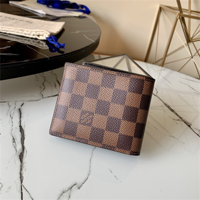 L.V Slender Wallet Damier Ebene N61208