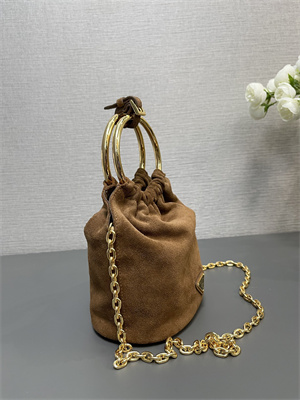 Pra*a suede mini-bag brown 1bc227