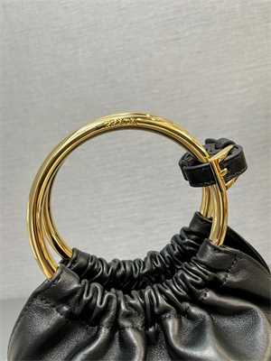 Pra*a nappa leather mini bag black 1bc227