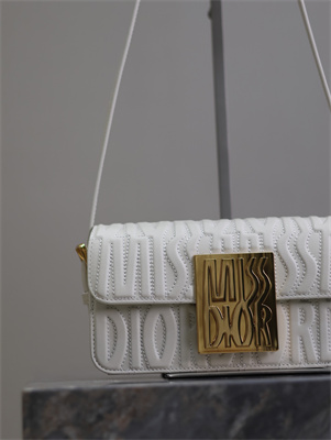 cd miss D*or flap bag white quilted miss D*or allover calfskin