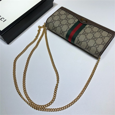 gu.cci ophidia  gg chain wallet S*p*e canvas 546592