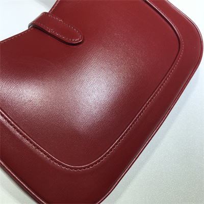 Gu.cci Jackie 1961 Mini Shoulder Bag Red Leather 637091