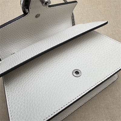 Gu.cci Dionysus Mini Top Handel Bag White Leather 752029