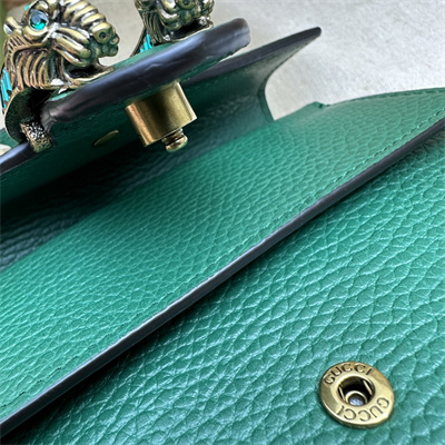 Gu.cci Dionysus Mini Top Handel Bag Green Leather 752029