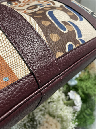 Her.mes  Garden Party 36CM Togo Leather and Graffiti Canvas HS